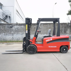 מלגזה חשמלית 4x4 בעלת עוצמה מלאה, 2.5 טון, 3 טון, מלגזת משטחים הידראולית, מלגזה חשמלית 3.5 טון, מלגזה לכל סוגי השטח למחסנים - Product Image 4