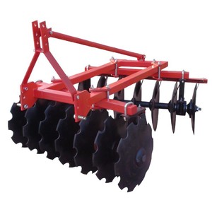 Disc Harrow Farm <b>Cultivator</b> 4 Row Red Metal For Tractor Tillage Soil Preparation - Product Image 2