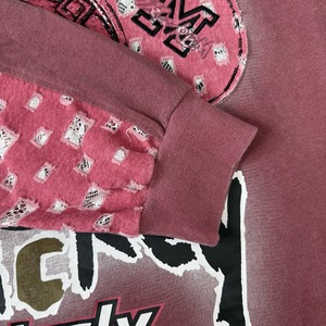 6818/レディース トレンド ストリートファッション パーカー カジュアルトップ スタイリッシュなブランドデザイン 厚手ニット生地 秋シーズン プリント入り レディース - Product Image 5