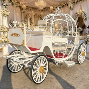 Chariot de mariage en forme de citrouille pour événements scéniques, couleur personnalisée, <span class=keywords><strong>prix</strong></span> direct usine, idéal pour les expositions commerciales - Product Image 4