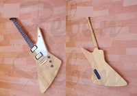 Weifang Rebon 6 String EX Electric Guitar in Wood Colour