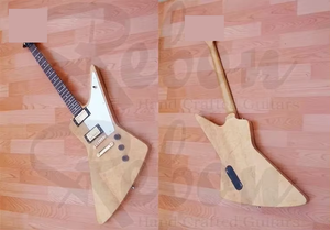 Weifang Rebon-guitare électrique 6 cordes EX-couleur bois - Product Image 3