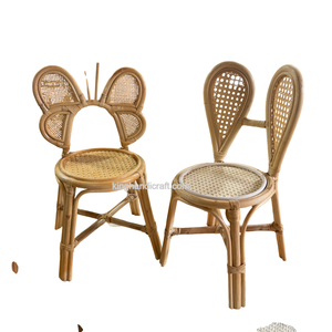 Chaise pour enfants en rotin faite à la main sur mesure pour les événements, les fêtes d'anniversaire, chaise en osier naturel pour bébé, meubles pour enfants écologiques et durables - Product Image 3