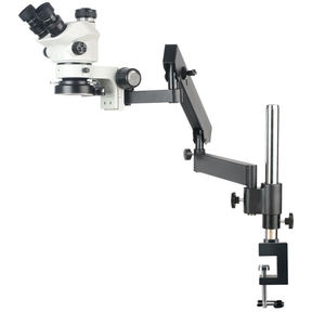 Linh hoạt khớp nối cánh tay phong trào lớn bùng nổ đứng 7-50x trinocular kính hiển vi <span class=keywords><strong>Stereo</strong></span> cho phòng thí nghiệm vật nuôi phẫu thuật PCB sửa chữa - Product Image 1