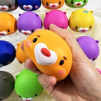Jouet sensoriel anti-stress personnalisé OEM ODM en forme d'ours, jouet à presser Kawaii à rebond lent, directement de l'usine