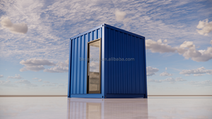 Hecho a medida Stong Estructura Móvil Prefabricado Modular 10 pies Contenedor de envío Oficina Plegable Extensible Desmontable oficina en casa Guar - Product Image 4