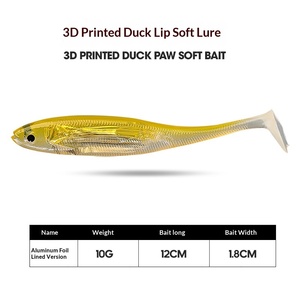 เหยื่อปลอมแบบนิ่ม 3 มิติ พิมพ์ลายเป็ด/<span class=keywords><strong>ปลา</strong></span> หา<span class=keywords><strong>ง</strong></span>ตัด/หา<span class=keywords><strong>ง</strong></span>แฉก ทำจากสแตนเลส สำหรับตก<span class=keywords><strong>ปลา</strong></span>ทะเล ไม่ต้อ<span class=keywords><strong>ง</strong></span>ใช้เบ็ด - Product Image 6