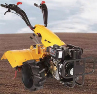 Haute efficacité facile à utiliser tracteur à main à quatre roues triller mini motoculteur électrique désherbeur électrique motoculteur rotatif