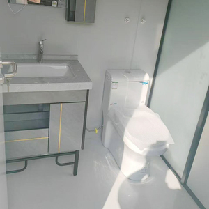 Baño y ducha portátiles de alta calidad, inodoros portátiles de lujo en venta, inodoro y ducha en contenedor - Product Image 4