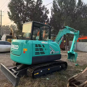 Excavadora de Orugas de Alta Calidad de 6 Toneladas KOBELCO SK60 de Segunda Mano con Componentes Principales en Venta, Maquinaria de Construcción - Product Image 3