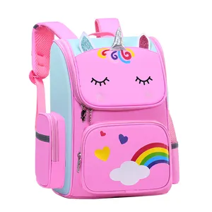 Mochila de unicornio caliente 2023 reciclado impermeable niñas mochila escolar conjunto niños mochila escolar mochila