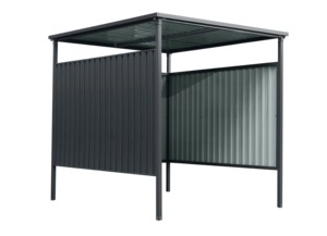 Usine directement vente <span class=keywords><strong>abri</strong></span> de stationnement de bicyclette en métal en acier galvanisé - Product Image 5