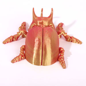 Vashine Jouet pour enfants imprimé en 3D, <span class=keywords><strong>Scarabée</strong></span> des déjections souple en cristal, Figurine d'action amusante pour collection d'enfants - Product Image 5