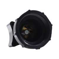 Bouton de régulation de compresseur d'air en plastique noir de bonne qualité 137-0001 compatible avec Sanborn Craftsman Coleman