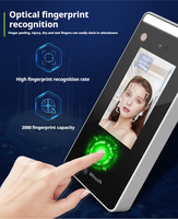 XFACE 600 Contrôle d'accès par reconnaissance faciale avec écran tactile de 4,5 pouces, vision nocturne et gestion des présences haute vitesse