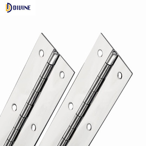 Đồ nội thất phần cứng nhà bếp thép không gỉ gấp kim loại bản lề tủ dài liên tục bản lề - Product Image 2