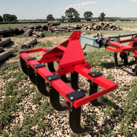 Sous-soleuse arrière pour tracteur agricole à travail profond, en alliage d'acier et carbure de tungstène, avec roulement de pompe à moteur haute performance