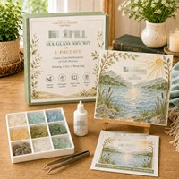 Ensemble d'art en verre marin Psalm : Confort et Force