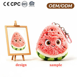 Portachiavi in peluche a forma di pesca sorridente dal design personalizzato, bambola in peluche anime, peluche a forma di durian, cuscino morbido per decorazioni nuziali e regali - Product Image 4