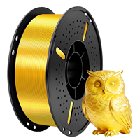 Filament PLA Soie Métallique Noir & Blanc 1,75 mm Haute Précision Faible Déformation Consommables pour Imprimante 3D FDM de Bureau