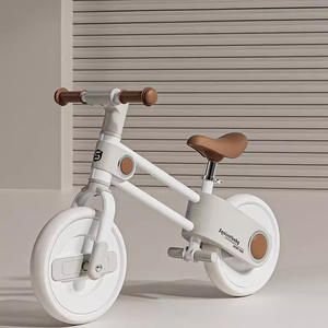 Squirrelbaby Kids <b>Balance</b> <b>Bike</b> 12 In No Pedal Aluminum Alloy Wheel Khaki Green Pink For 2-4 Year Old Children - Product Image 5