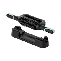 Masseur à rouleaux rechargeable pour fascia, appareil de massage mains libres pour éliminer la cellulite et la graisse, 5 vitesses, pour le corps, les bras, le dos et les muscles