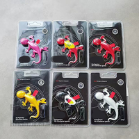 Clip d'air frais pour voiture en silicone multicolore, diffuseur d'air par évaporation naturelle, parfum de rose, portable, parfum automobile