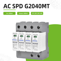 Parafoudre industriel GA&DA 4P T2 Modèle G2040MT-280-4P-280V AC 40KA Protection contre les surtensions et la foudre Montage sur rail DIN