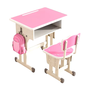 Bureaux et chaises pour étudiants, table et chaise d'étude pour enfants, chaises et tables de classe, mobilier de classe scolaire - Product Image 2