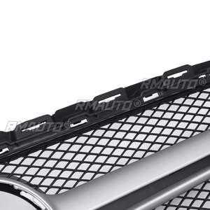Parrilla Delantera Superior Negra/Plateada para Mercedes Benz Clase C W205 C200 C250 C300 C350 2015-2018 - Product Image 5