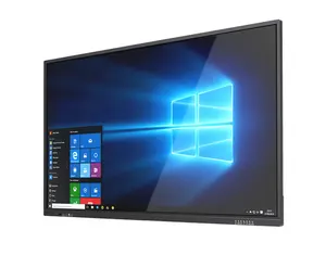 2024 vendita calda OEM 4K aula Display interattivo a schermo piatto scrittura digitale LCD Touch Screen lavagna intelligente