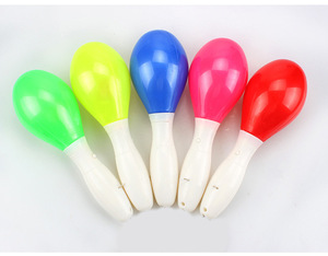 Vendita calda LED Maracas bagliore nel buio divertente produttore di rumore per feste di musica House dal vivo prezzo di fabbrica favorisce la luce LED Maracas - Product Image 3