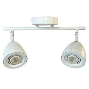 Đèn rọi ray <span class=keywords><strong>LED</strong></span> GU10 đơn giản, tinh tế, 2/3/4 bóng, kiểu gắn trần, ánh sáng trắng ấm và đen trong suốt, kiểu cố định - Product Image 1