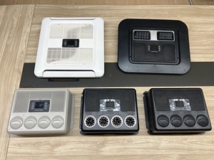 12V RV xe tải Marine trên mái nhà điện điều hòa không khí 24V tự động bãi đậu xe mát 12Volt mini AC với đôi cánh quạt máy nén - Product Image 4