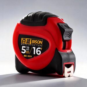 Cinta Métrica Industrial BISON <span class=keywords><strong>de</strong></span> Grado Profesional, Doble Cara, Alta Precisión, Construcción <span class=keywords><strong>de</strong></span> Acero Duradero, Datos <span class=keywords><strong>de</strong></span> Calibración - Product Image 1