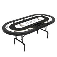 Tables de poker portables personnalisées YH Petite table de poker moderne noire Table Texas multi-jeux