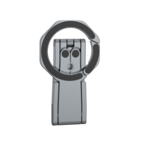Support de téléphone portable magnétique pliable en alliage de zinc, trépied compact à double ventouse pour modes paysage et portrait
