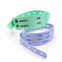 Pulsera RFID de PVC Suave Impermeable de Grado Médico de Fábrica, 13.56MHz NFC, Desechable, para Identificación de Pacientes Adultos en Hospitales
