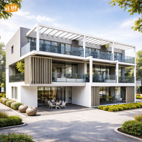 Casas contenedor pequeñas desmontables DreamMaker que viven grandes en espacios de apartamentos pequeños Casa Pre Moldada Casa M