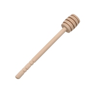 Cuchara de madera para miel, mango largo, cucharón para miel, cuchara de té de madera, cuchara para mezclar café, jarabe, Extractor de miel