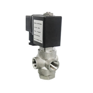 صمام الملف اللولبي للتحكم في 3 اتجاهات VX31, عالمي من النوع VX31 مقاس 1/4 بوصة 12 فولت تيار مستمر 24 فولت مغلق عادة من الفولاذ المقاوم للصدأ - Product Image 4