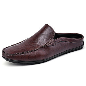 Zapatillas de cuero casuales para hombre, de punta cerrada, transpirables, con suela suave, de piel de vaca, para conducir, nueva colección primavera-verano 2026 - Product Image 4