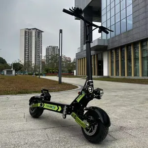 New Style Strong Body Off Road E Scooter 11inch 60v 30-40Ah 6000w Dual Motor Electric Adult With Seat