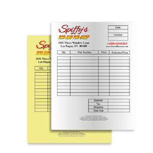 Benutzer definierte gedruckte 2-lagige US-Brief größe Carbon less Rechnungs buch Skating Bear Design Digital Paper board Durable Bill Produkt - Product Image 4