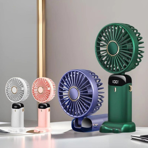 Ventilateur portable de bureau d'extérieur d'été, blanc, avec LED, rafraîchissant, vert, personnel, GZ RTS, vente en gros, commande mixte en vrac, livraison en 3 jours - Product Image 3