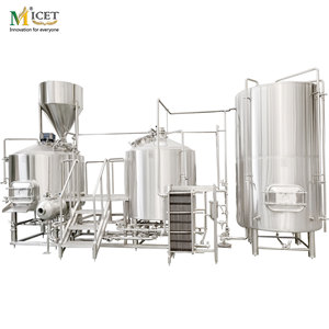 Acero Inoxidable Cerveza Artesanal Equipo Cervecería Equipo 1000l 1500l 2000l Cerveza Equipo Completo - Product Image 2