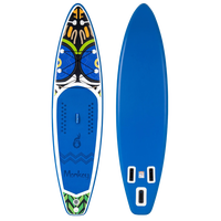 Planche de surf de camping pliable en plein air en gros planche à pagaie gonflable