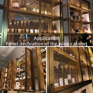 Panneaux de façade en maille métallique architecturale, maille <span class=keywords><strong>rigide</strong></span> <span class=keywords><strong>pour</strong></span> les applications de décoration murale et de plafond des bâtiments - Product Image 4