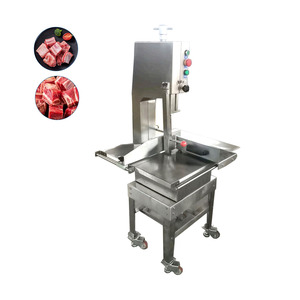 เครื่องเลื่อยกระดูกสแตนเลสแนวตั้งสำหรับการค้าและร้านอาหารเครื่องตัดเนื้อและกระดูกแบบ310สำหรับงานแช่แข็งที่มีประสิทธิภาพ - Product Image 1