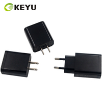 Chargeur mural rapide USB QC 3.0 18W avec prise EU US Japon 2 broches